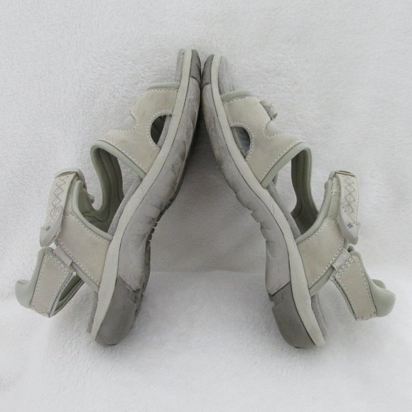 Dr Scholl’s Grey Natural Sport Velcro Sandal Hiking Trail Outdoor Sandals 6.5M - Picture 6 of 10